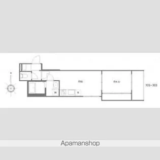 アプトエル【1階】の間取り
