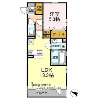 トレゾア【3階】の間取り