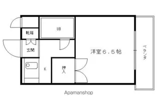 カーサ桃山【313号室】の間取り