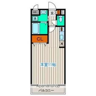 レーベンス柏木【308号室号室】の間取り