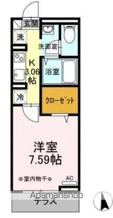 リビングヴィレッジ新柴又【1階】の間取り