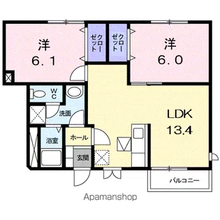 キッズタウン 1【1階】の間取り