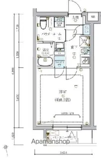 ECREDE蒲田【1階】の間取り