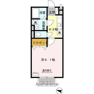 メゾンまるえ【2階】の間取り