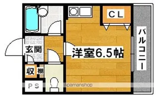 シャルマンフジ堺市弐番館【1階】の間取り