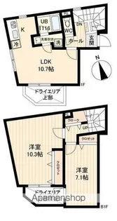 LIVEFLAT戸越【1階】の間取り