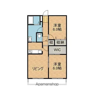 グリーンヒルズ宮下【3階】の間取り