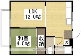コーポバラB【203号室】の間取り