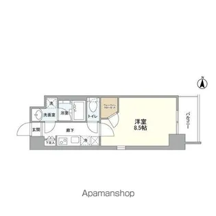 ゼスタレジデンス桜山【6階】の間取り