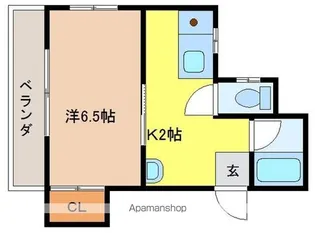 メモリーハウス【201号室】の間取り
