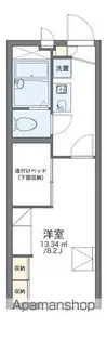 レオパレスマチムラ【104号室】の間取り
