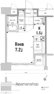 エンクレスト博多GATE【2階】の間取り