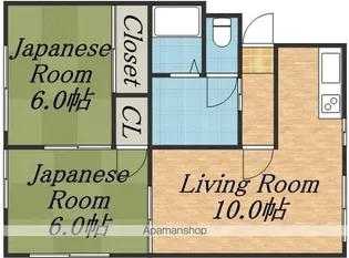 寿ハイツ【202号室】の間取り