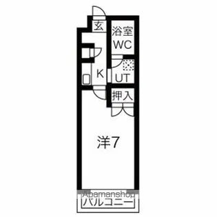 ハイツかなれ【1階】の間取り