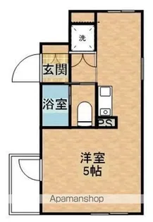 フォルターナ横浜反町【4階】の間取り