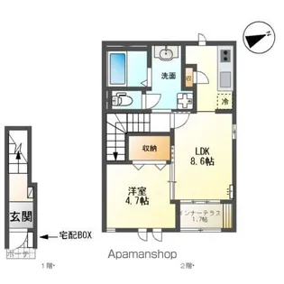 コリーナ【2階】の間取り