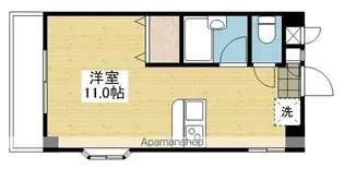 アルト雄郡 東棟【405.号室】の間取り
