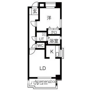 レスポワールⅢ【4階】の間取り