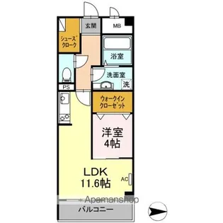セントレア長和島【2階】の間取り