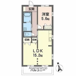 ペアーレ葛木 C棟【1階】の間取り