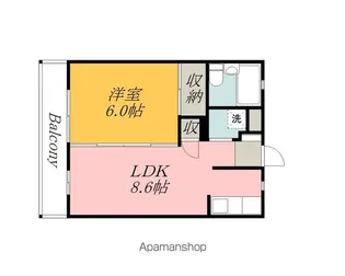 SRP SOCIETY【A204号室】の間取り