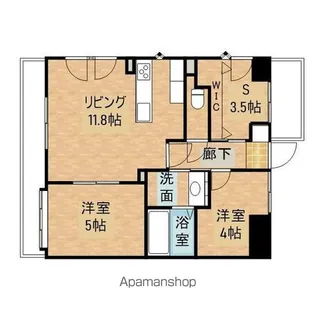 コマヤビルⅡ【603号室】の間取り