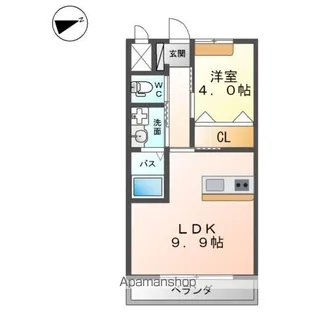 サンシャインヒル【2階】の間取り