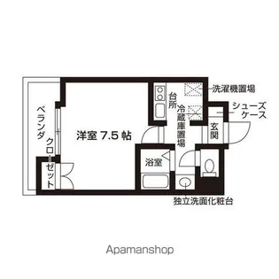 ウイステリア千種【8階】の間取り