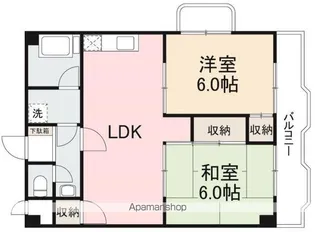 横山ビル【4階】の間取り