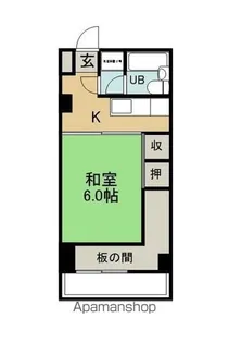 クーフナガノ【8階】の間取り