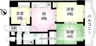 ペルテ星ヶ丘【402号室】の間取り