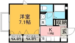 エスポワールⅤ【1階】の間取り