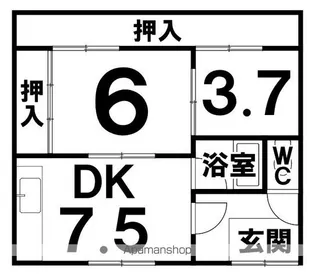 中村マンション【2階】の間取り