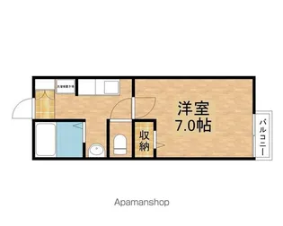 キャメローグ【203号室】の間取り