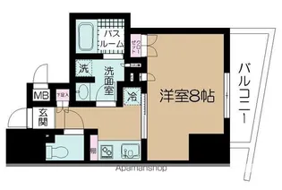 パレステージ上野【3階】の間取り