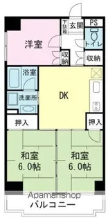 シティハイツカワグチ【4-B号室】の間取り