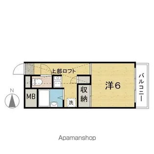 ロイヤル岩切【203号室】の間取り