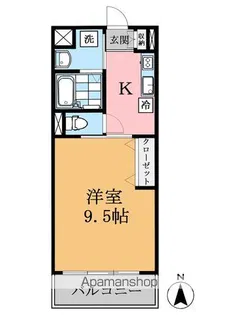 CELTIS扇【203号室】の間取り