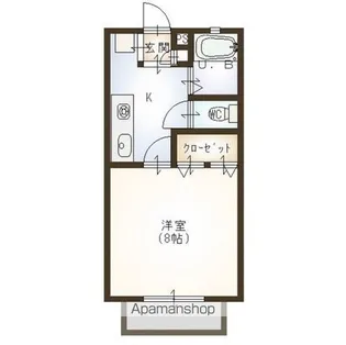 アークハイツ【2階】の間取り