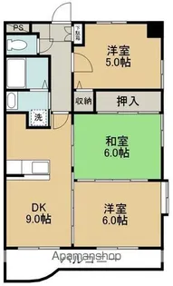 福田町レジデンス【7階】の間取り