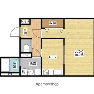 メゾン・デボア【603号室】の間取り