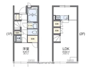 レオネクストSORA【105号室】の間取り