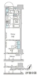 パークアクシス横濱大通り公園【2階】の間取り