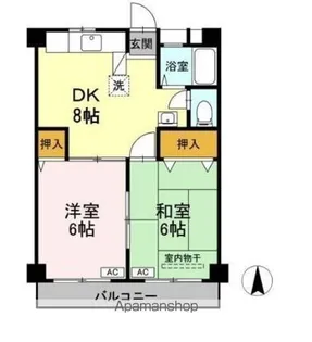 東京都練馬区高野台5丁目【マンション】の間取り
