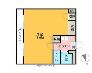 VINTAGE東浜【101号室】の間取り