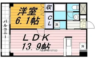 INSURANCE BLDG.Ⅲ【3階】の間取り