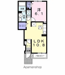 ジョリ ファミーユ【1階】の間取り