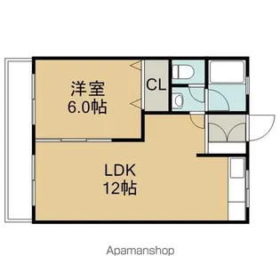 長谷川コーポ【2階】の間取り