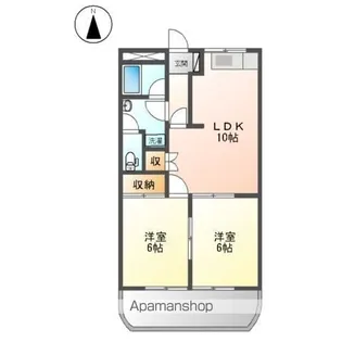 スピカ小柳【2階】の間取り