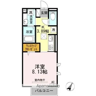 ベルネージュⅡ【1階】の間取り